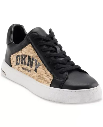 Women's Abeni Arch Raffia Logo Low-Top Sneakers 