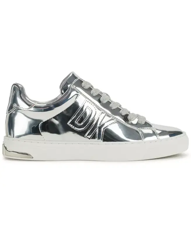 Women's Abeni Lace-Up Low-Top Sneakers - Silver - 2