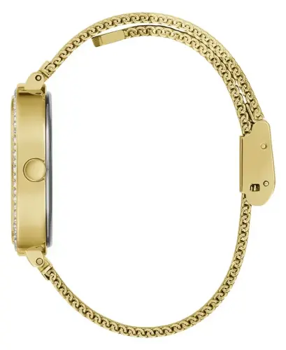 Women's Gold-Tone Stainless Steel Mesh Bracelet Watch 32mm-Gold-Tone - GUESS (1)