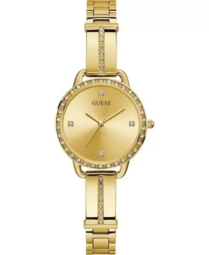 Women's Gold-Tone Stainless Steel Semi-Bangle Bracelet Watch 30mm-Gold - 1