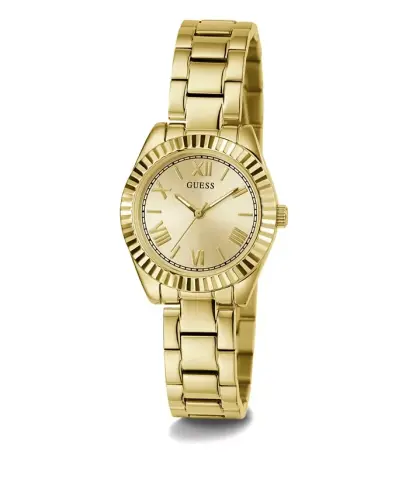Kadın Analog Altın Tonlu Paslanmaz Çelik Saat 30mm-Altın Tonu - 10