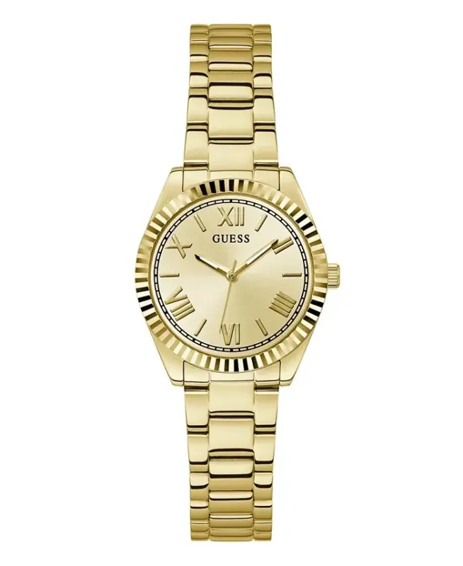 Kadın Analog Altın Tonlu Paslanmaz Çelik Saat 30mm-Altın Tonu - GUESS