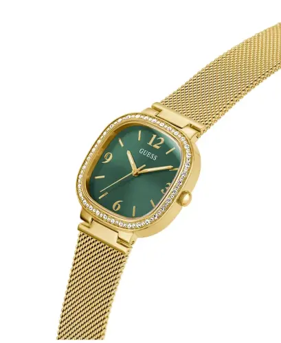 Women's Analog Gold-Tone Stainless Steel and Mesh Watch 32mm-Gold-Tone - 4