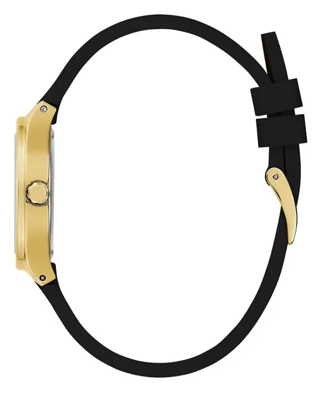 Women's Analog Black Silicone Watch 32mm - Black - 2