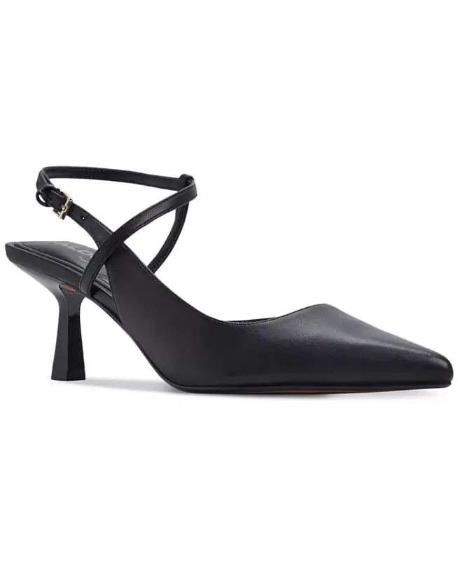 Women's Axelle Asymmetric d'Orsay Pumps - Black - 1