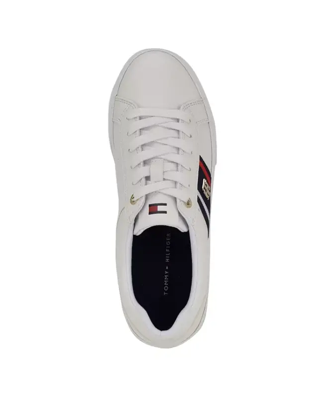 Women's Badria Logo Platform Sneakers - White - 4