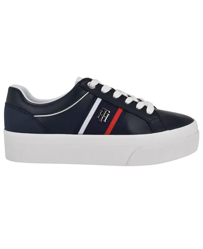 Women's Badria Logo Platform Sneakers - Dark Blue - 2