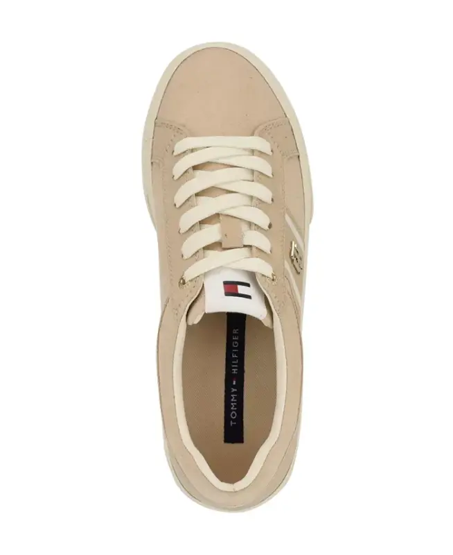 Women's Badria Logo Platform Sneakers - Light Natural - 4