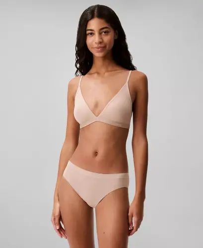 Women's Bonded Flex Bikini Underwear QD3960-Cedar - CALVIN KLEIN (1)