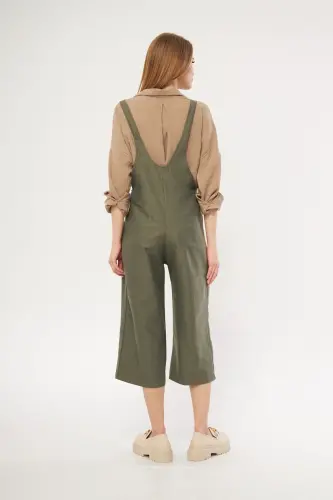 Kadın Bahçıvan Tulum ARM-20K001117-Koyu Haki - 5