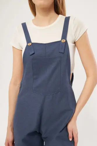 Kadın Bahçıvan Tulum ARM-20K001117-Koyu Mavi - 3