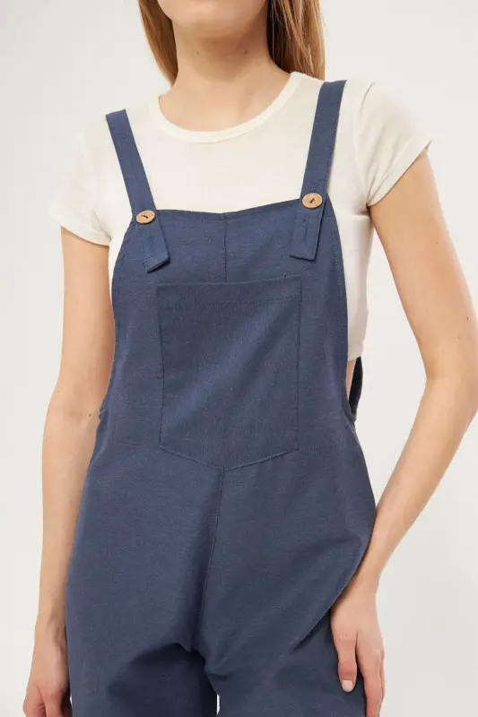 Kadın Bahçıvan Tulum ARM-20K001117-Koyu Mavi - 3