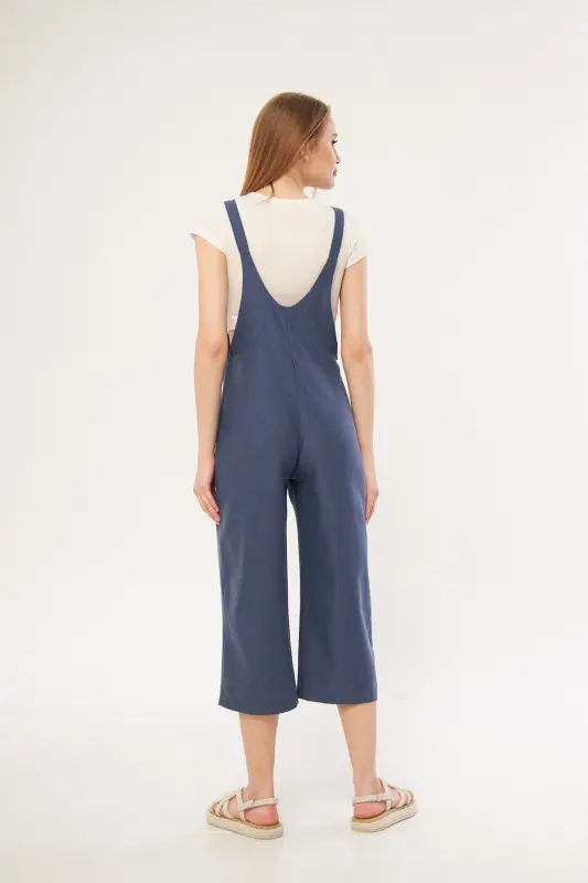 Kadın Bahçıvan Tulum ARM-20K001117-Koyu Mavi - 5