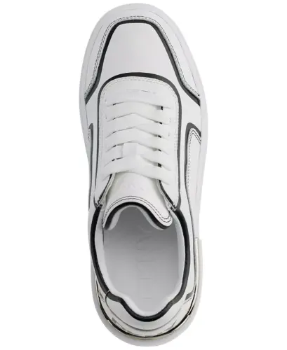 Women's Baylor Lace-Up Sneakers - White/ Black - 4