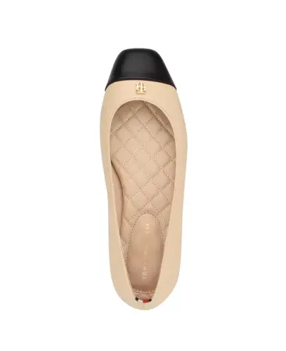 Women's Bekim Cap Toe Ballet Flats - Ivory - 4