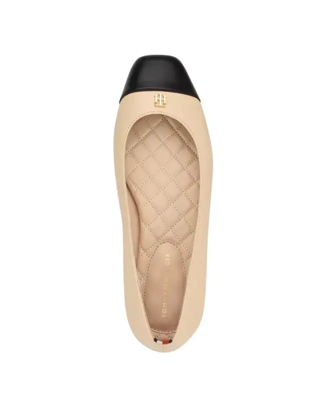 Women's Bekim Cap Toe Ballet Flats - Ivory - 4