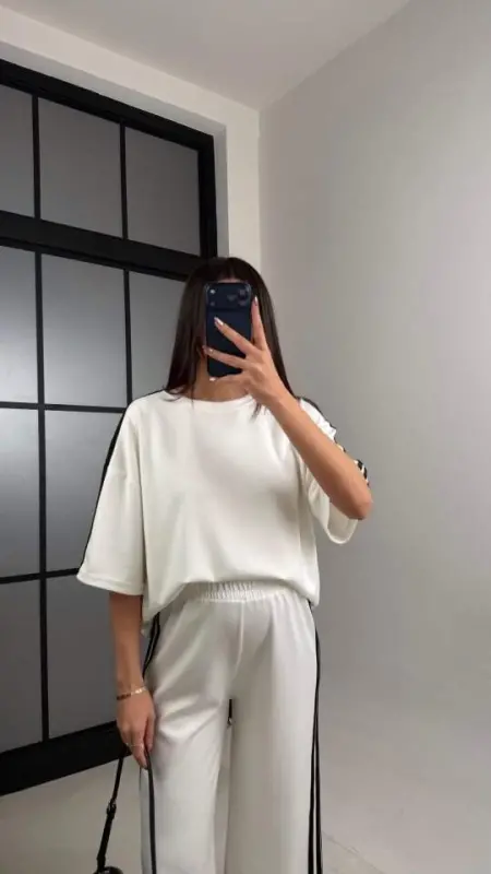 Kadın Beli Lastikli Paraşüt Kumaş Etek - 9