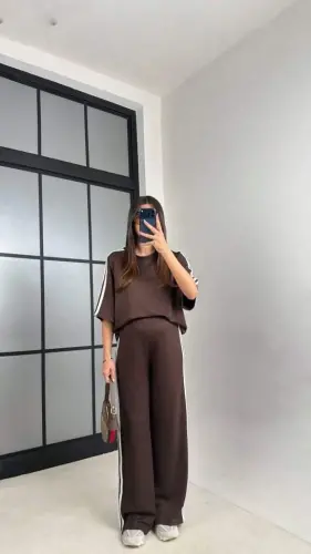 Kadın Beli Lastikli Paraşüt Kumaş Etek - 13