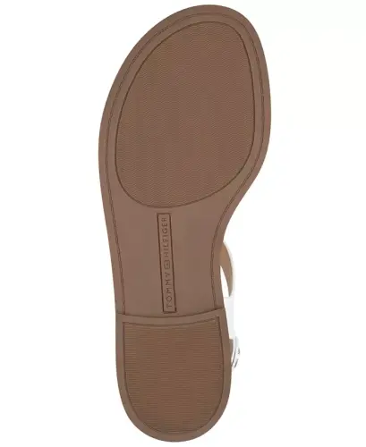 Women's Bennia Flat Thong Sandals - White - 5