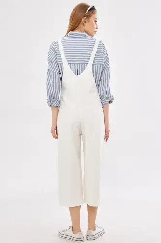 Kadın Beyaz Bahçıvan Tulum ARM-20K001117-Beyaz - 4