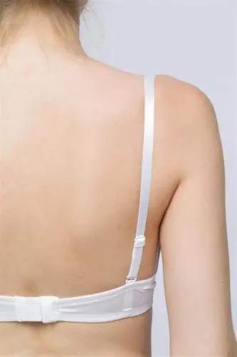 Kadın Beyaz Sütyen Askısı 3'lü Paket Ayarlanabilir Kaymaz - 3