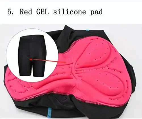 Women's Cycling Shorts MTB Bike Shorts Ladies Coolmax 4D Gel Padded Tight with Padding Bottom - 6