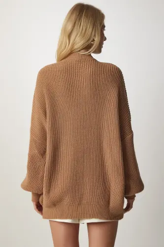 Damen-Strickpullover „Biscuit“ in Übergröße, Basic, mx00126 - Kekse - 4
