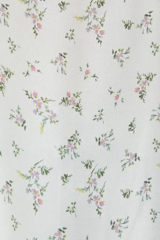 Kadın Bluz-Renkli / Yeşil Desenli - 6