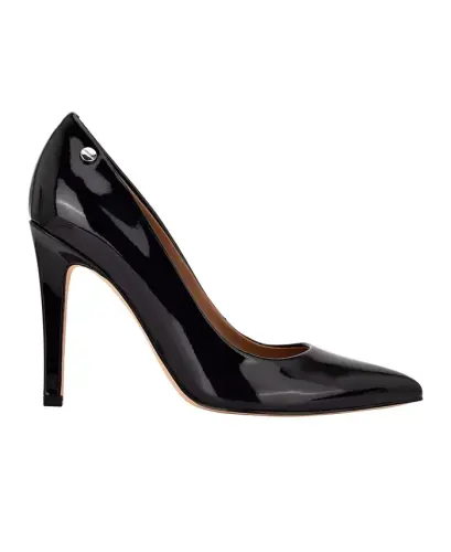 Women's Brady Pointed Toe Pumps - Black Patent - 2