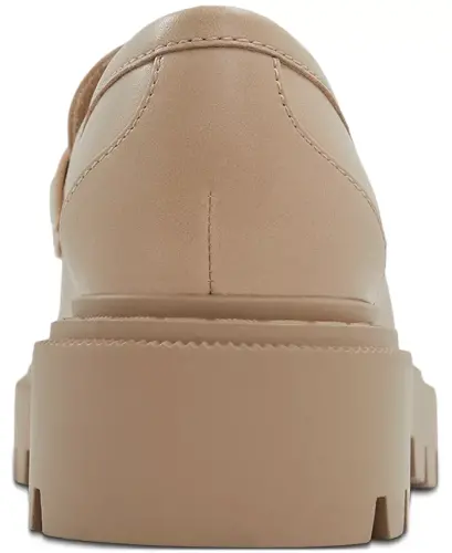 Women's Brixtonn Chain Lug Loafers-Medium Beige - 3