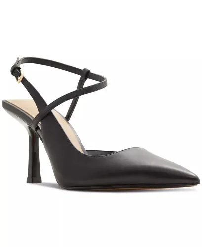 Women's Brunette Strappy Pointed-Toe Dress Heels-Black - ALDO