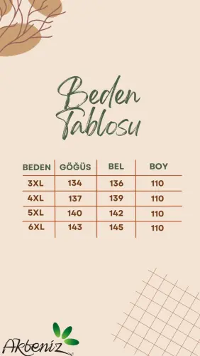 Kadın Büyük Beden Penye Kısa Kol Haki Gecelik 12502 - 1