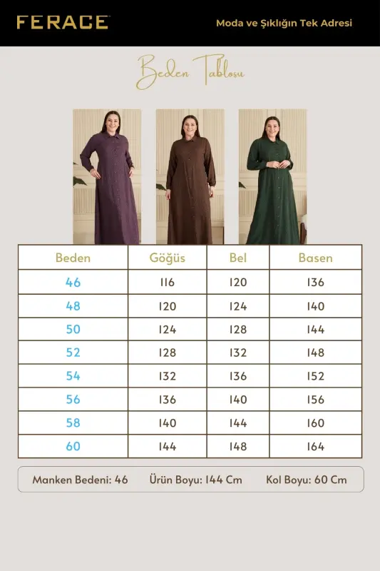 Kadın Büyük Beden Puantiyeli Elbise-Lacivert - 8