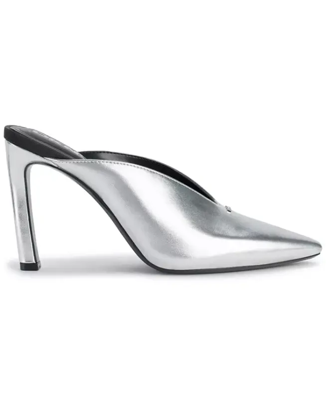 Women's Cadena Slip-On Mule Pumps - Silver - 2