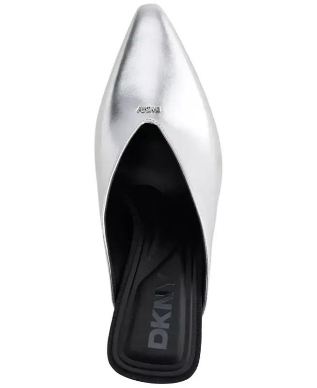 Women's Cadena Slip-On Mule Pumps - Silver - 4
