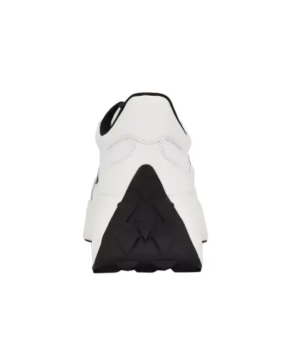 Women's Calebb Chunky Platform Fashion Sneakers - White/Black - 3