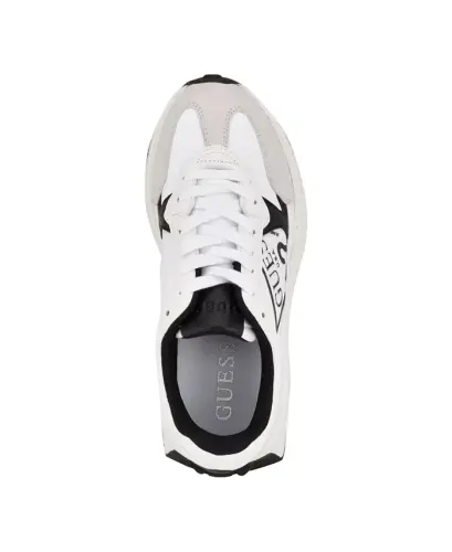 Women's Calebb Chunky Platform Fashion Sneakers - White/Black - 4