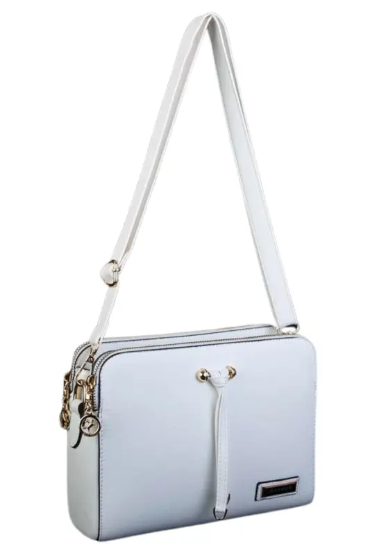 Kadın Çapraz Çanta - Beyaz-Beyaz - NAS BAG