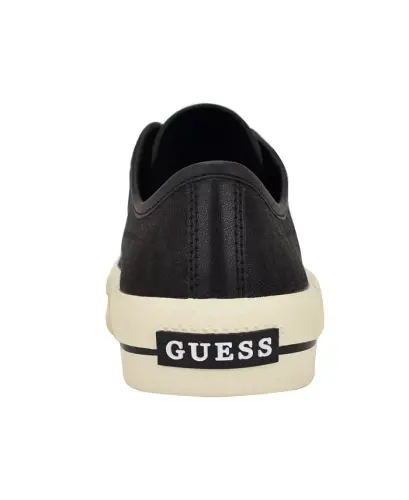 Women's Carey Jacquard Logo Lace-Up Sneakers - Black Logo - 3