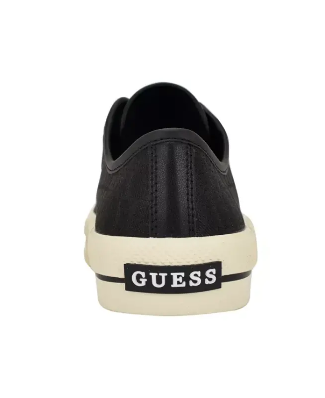 Women's Carey Jacquard Logo Lace-Up Sneakers - Black Logo - 3