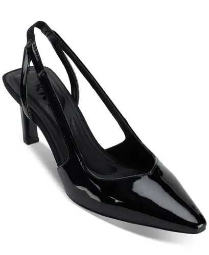 Women's Carson Pointed-Toe Slingback Pumps - Black - 1