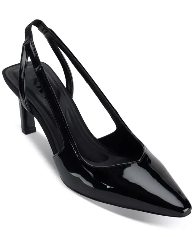 Women's Carson Pointed-Toe Slingback Pumps - Black - 1