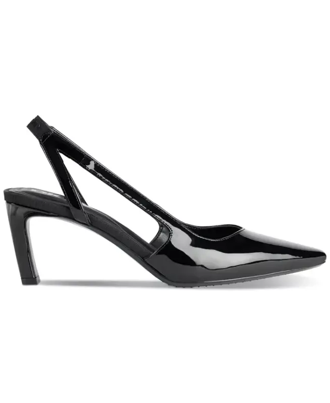 Women's Carson Pointed-Toe Slingback Pumps - Black - 2
