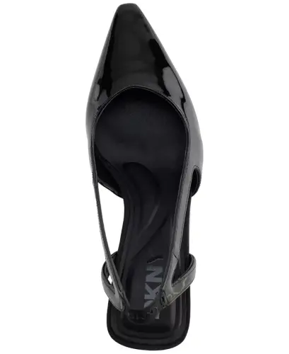 Women's Carson Pointed-Toe Slingback Pumps - Black - 4