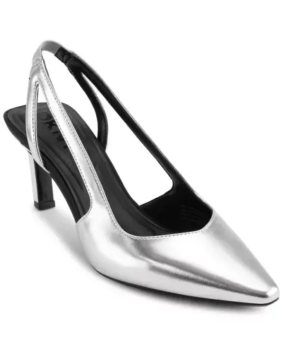 Women's Carson Pointed-Toe Slingback Pumps - Black - 6