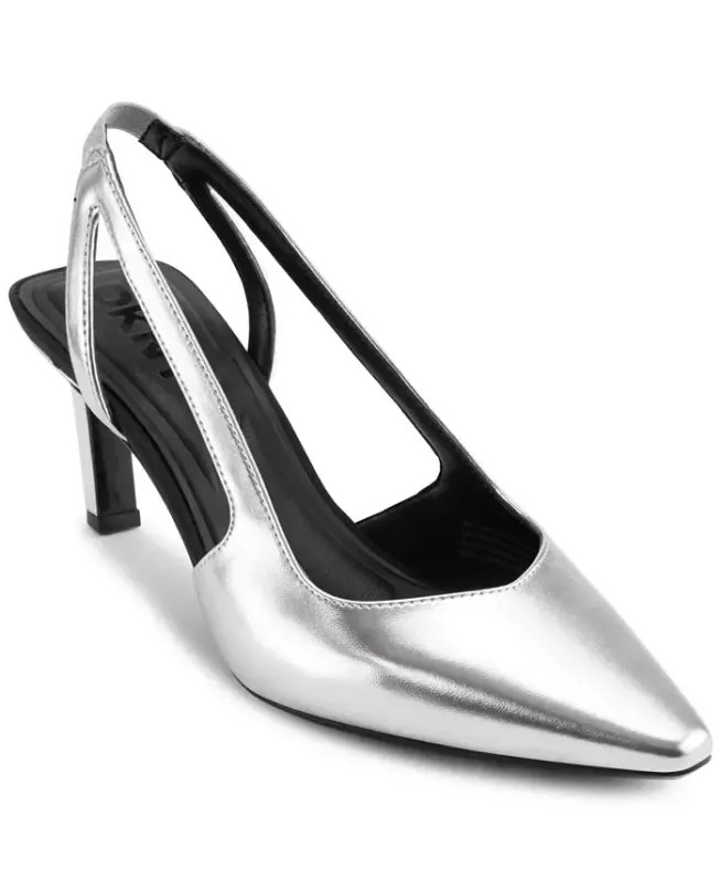 Women's Carson Pointed-Toe Slingback Pumps - Black - 6
