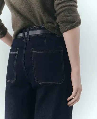 Women's Catherin Culotte High-Rise Jeans - Open Blue - 8
