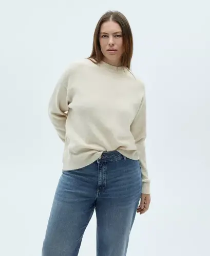Women's Catherin Culotte High-Rise Jeans - Medium Blue - 4