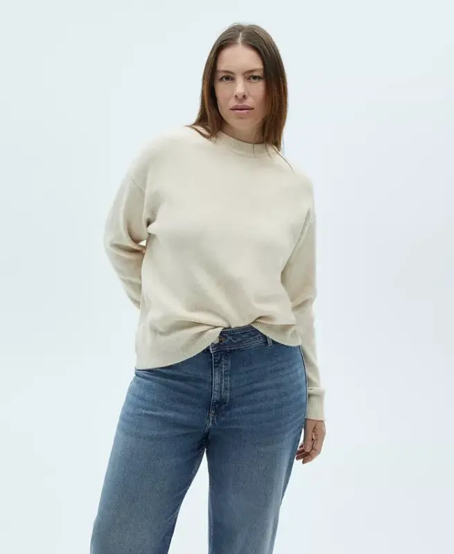 Women's Catherin Culotte High-Rise Jeans - Medium Blue - 4
