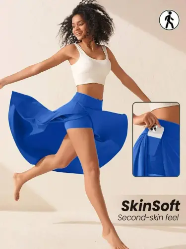 Kadın Cep Detay Taytlı Sandy Etek - BÜYÜKBEDENIZ (1)